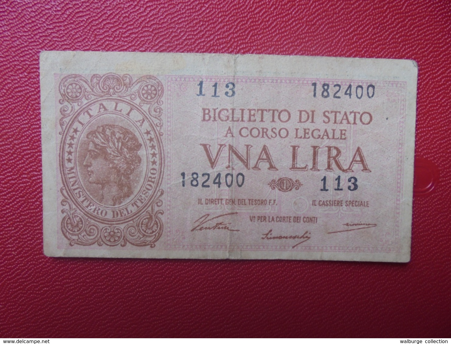 ITALIE 1 LIRA 1944 CIRCULER (B.8) - Italia – 1 Lira