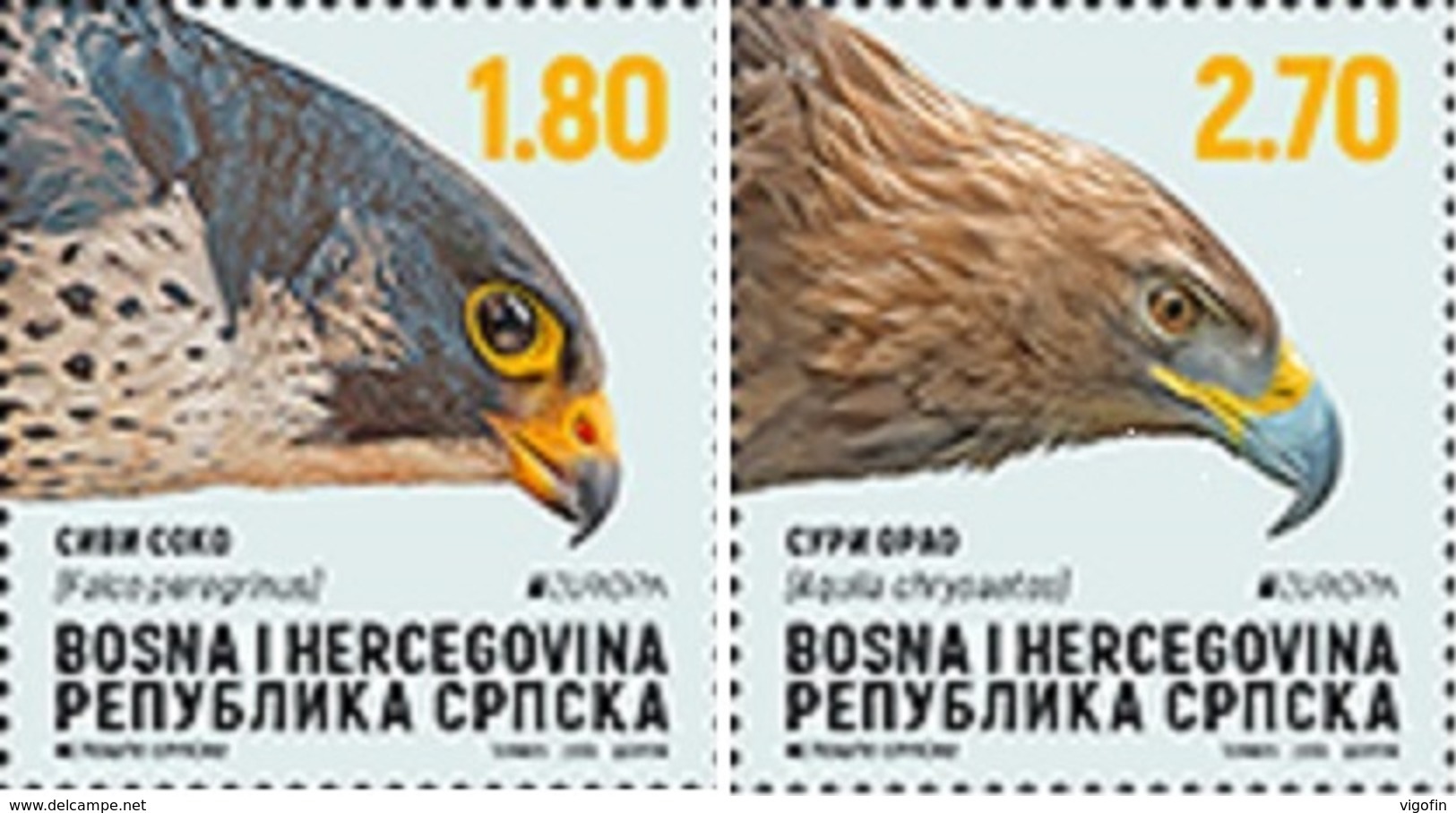 BHRS 2019-782-3 EUROPA CEPT, BOSNA AND HERZEGOVINA REPUBLIKA SRBSKA, 1 X 2v, MNH - Bosnie-Herzegovine