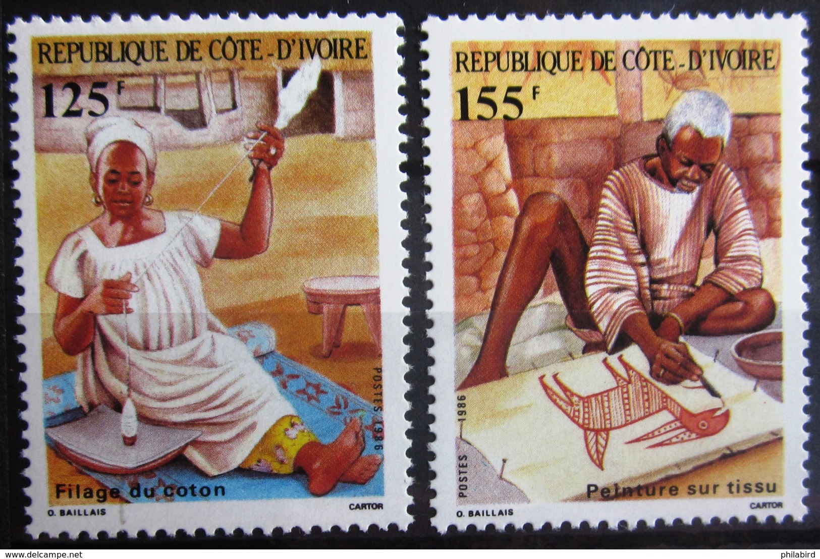 COTE D'IVOIRE                   N° 739/740                     NEUF** - Côte D'Ivoire (1960-...)