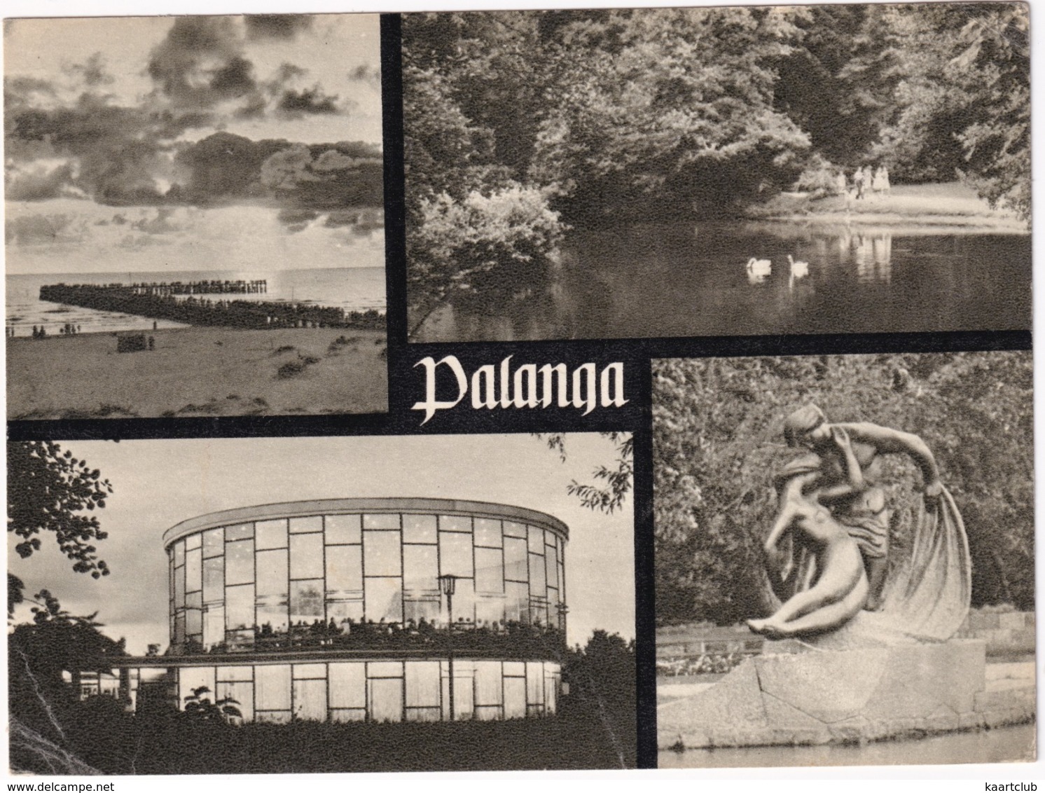 Palanga: The Baltic Sea. In The Town Park. 'Vasara' Restaurant. 'Juraté And Kastytis' By N. Gaigalaité  - (1957) - Litouwen