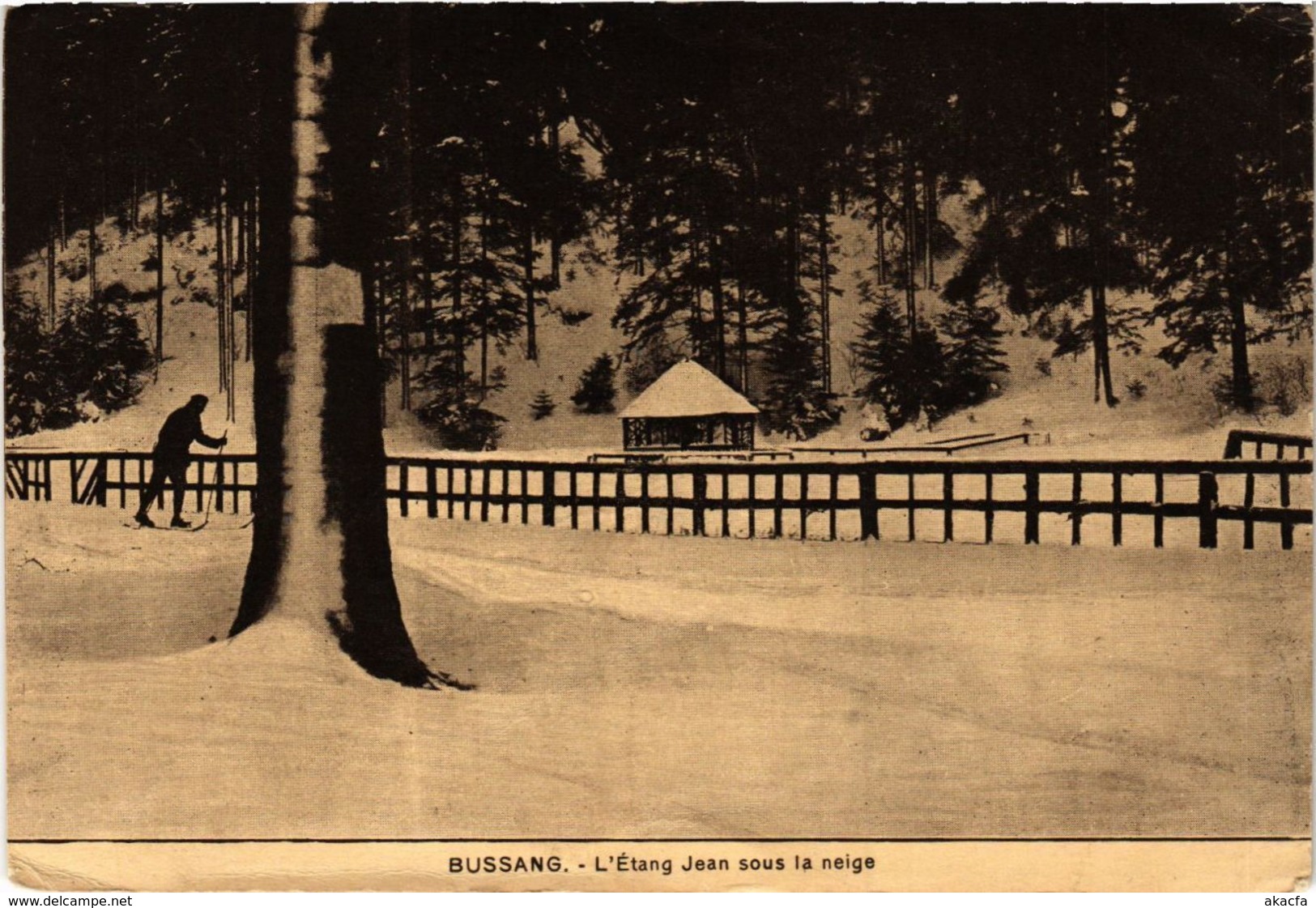 CPA Militaire - BUSSANG - L'Etang Jean Sous La Neige (279067) - Bussang