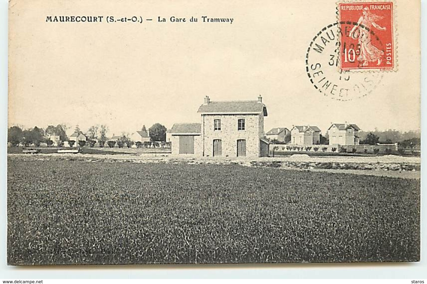 MAURECOURT - La Gare Du Tramway - Maurecourt