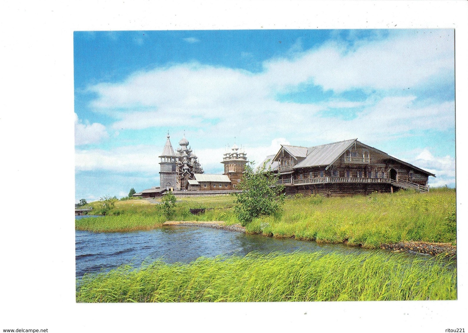 CPM - Kiji Île En Russie - Kizhi ARCHITECTURAL ENSEMBLE - Travaux échafaudage - - Russie