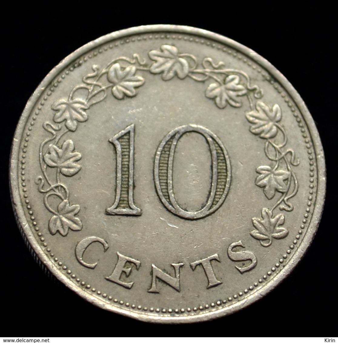 Malta 10 Cents (Barge Of The Grand Master) 1972. Coin. Km11 - Malta