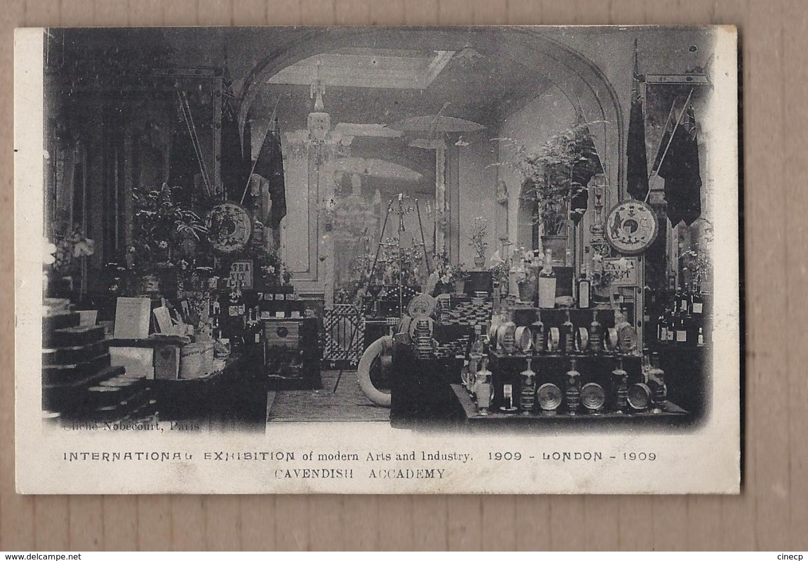 CPA ANGLETERRE LONDON INTERNATIONAL EXHIBITION Of Modern Arts And Industrie 1909 CAVENDISH ACCADEMY TB Verso - Autres & Non Classés