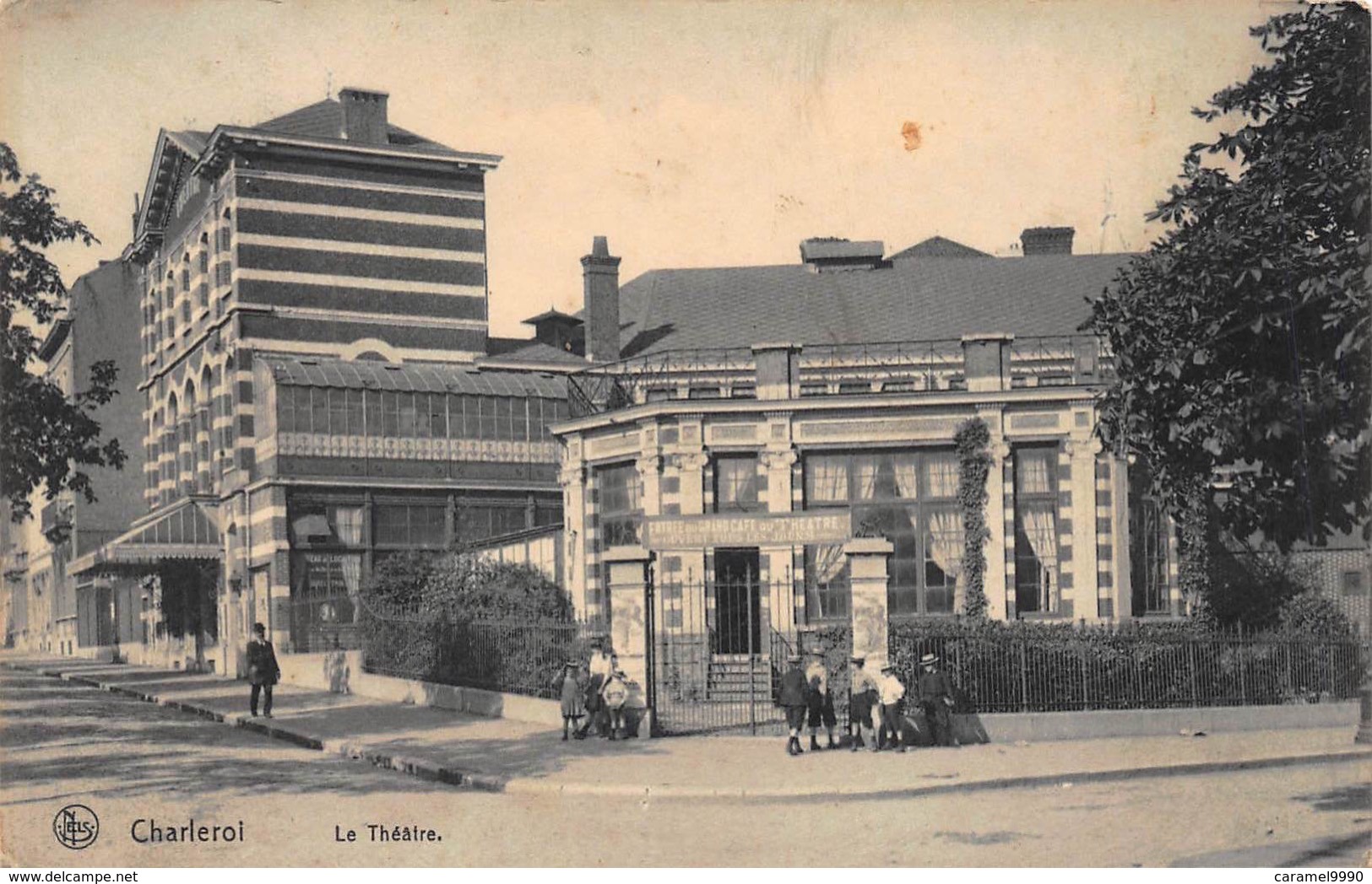 Charleroi  Le Théâtre  Grand Café Du Théâtre       L 1093 - Charleroi