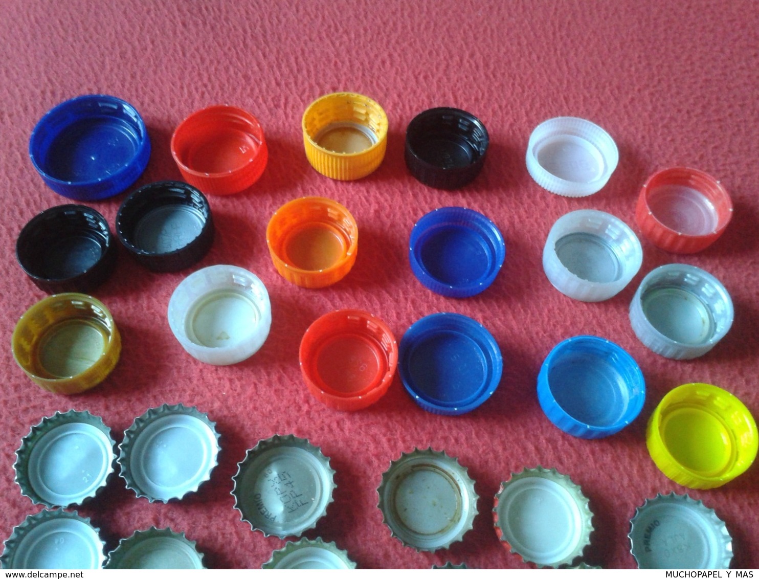 SPAIN LOT corona Bottle cap Kronkorken LOTE DE 41 CHAPAS TAPÓN CORONA CHAPA BOTELLA TAPONES CORONAS BEER PEPSI..VARIADOS