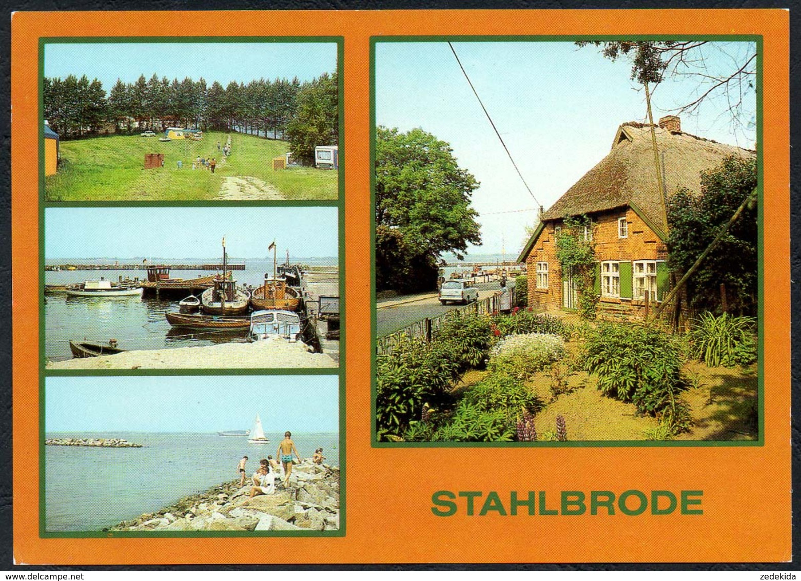 C7906 - TOP Stahlbrode Reinberg Kr. Grimmen Campingplatz A/42 Hafen- Verlag Bild Und Heimat Reichenbach - Grimmen