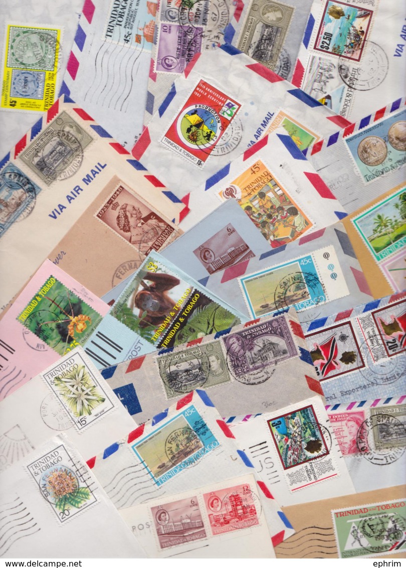 TRINIDAD AND TOBAGO - TRINITE ET TOBAGO - Beau Lot Varié De 160 Enveloppes Timbrées - Stamped Air Mail Covers - Cover - Trinité & Tobago (1962-...)