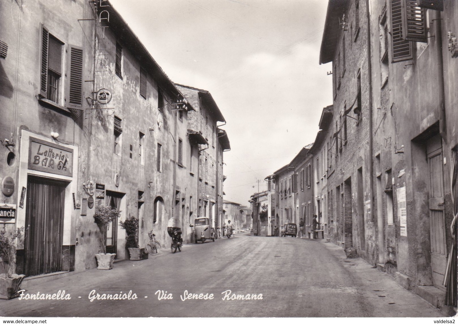 FONTANELLA GRANAIOLO - CASTELFIORENTINO - EMPOLI - FIRENZE - BAR LATTERIA CON TAPPI PUBBLICITARI BIRRA PERONI E WUHRER - Firenze (Florence)