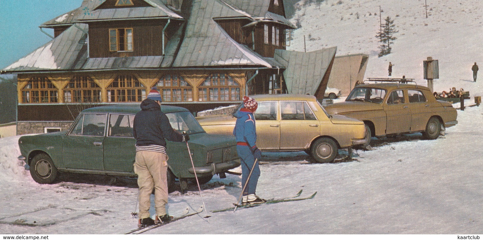 Beskid Slaski : FIAT 125, WARTBURG 353, FSO WARSZAWA 223 - SKI - Schronisko PTTK Na Rownicy - (Poland) - Toerisme