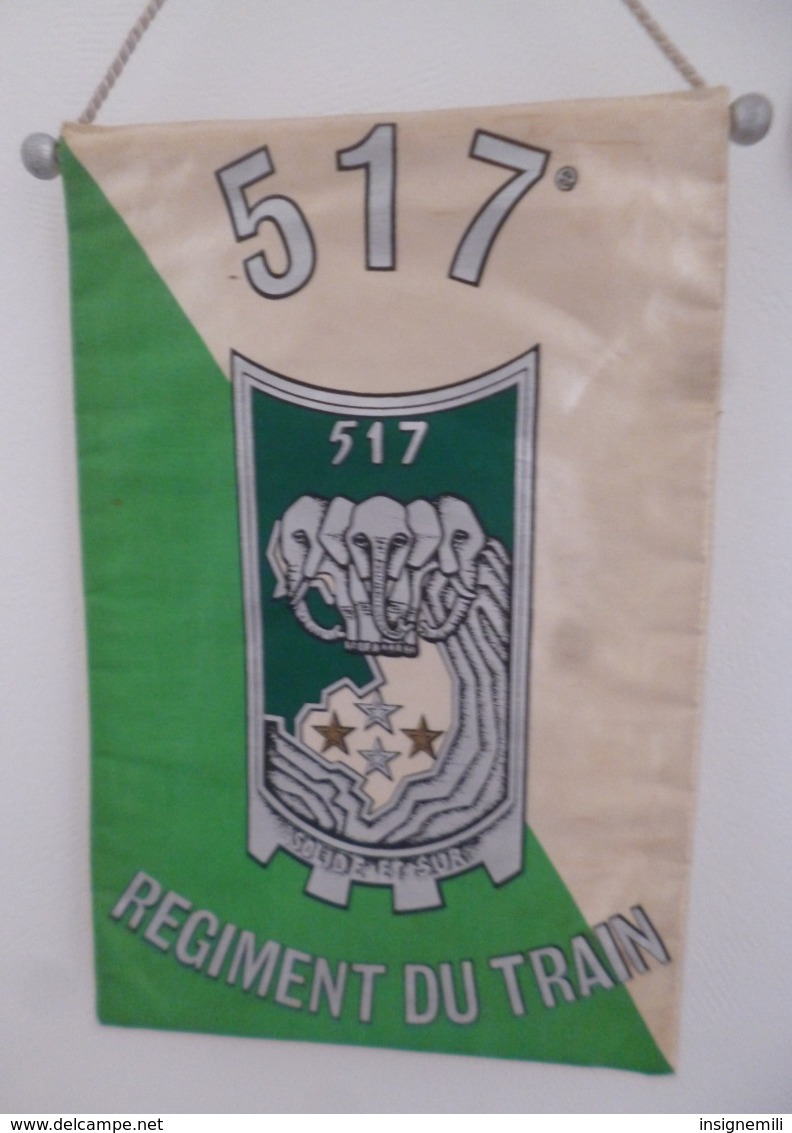 FANION 517° RT REGIMENT DU TRAIN - Drapeaux