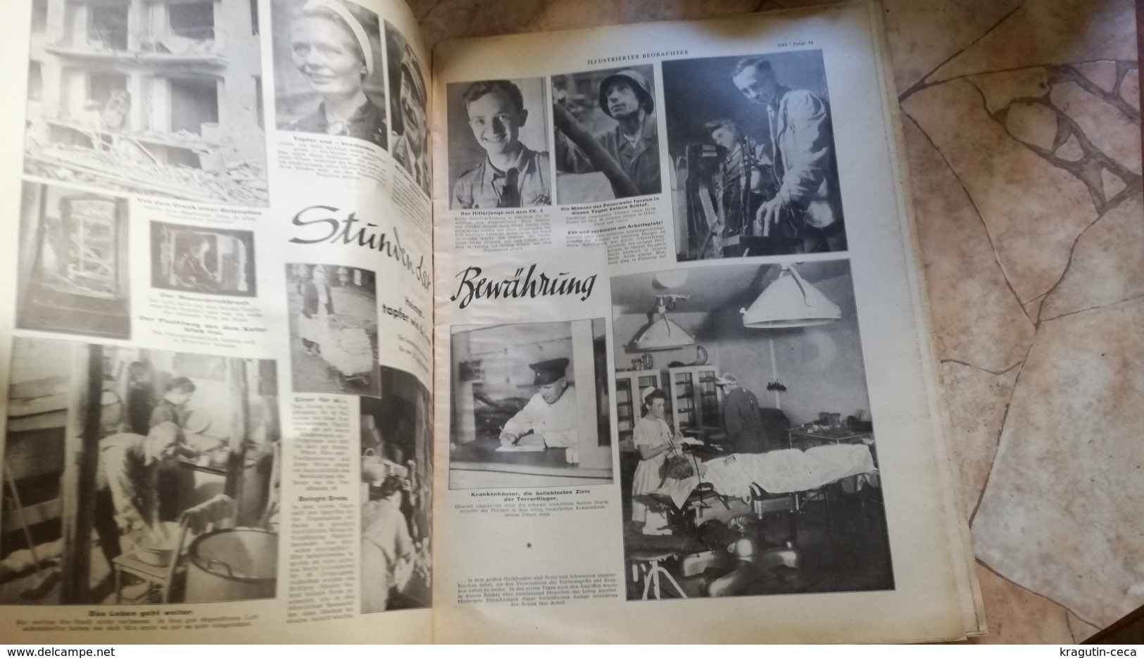 1943 WWII WW2 illustrierter beobachter Zeitung NAZI GERMANY ARMY MAGAZINE MILITARY DEUTSCHE ZEITSCHRIFT judeo Bolsheviks