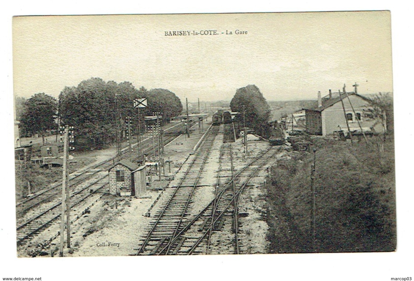 54 MEURTHE ET MOSELLE BARISEY LA COTE La Gare - Autres & Non Classés