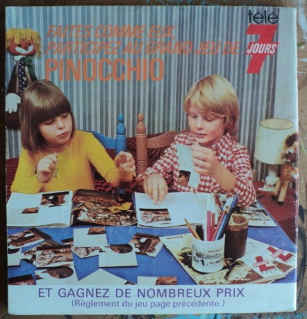 Album Panini - Pinocchio - 1972 - French Edition