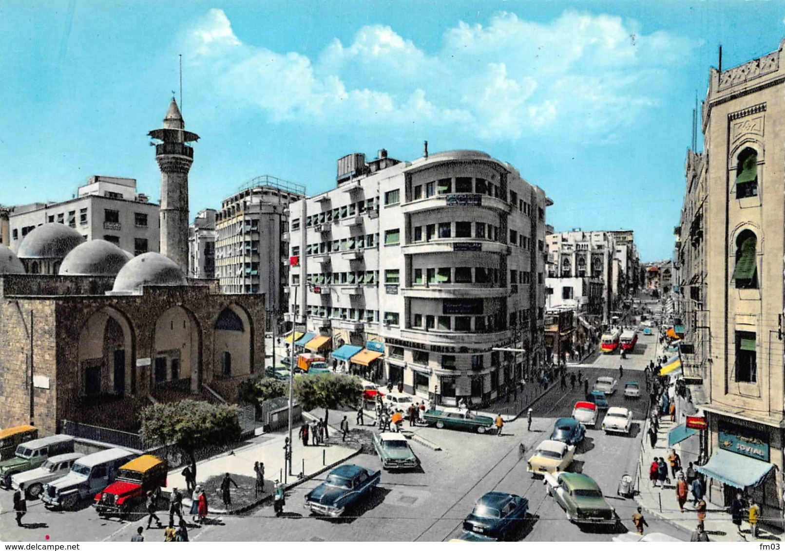 Beyrouth Bierut Voitures Tramway - Liban