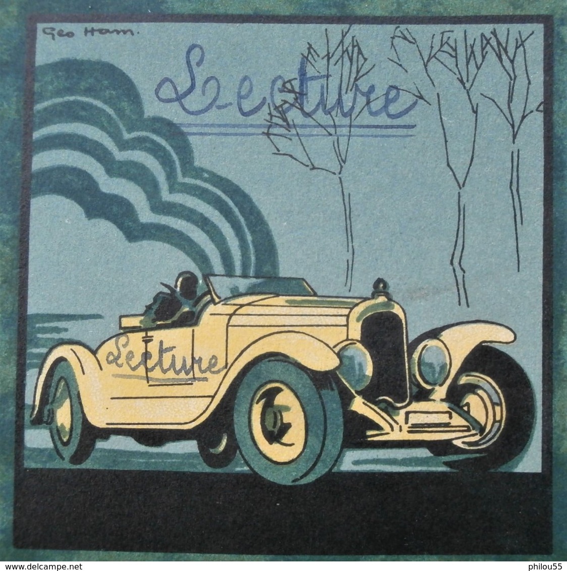 Couverture GUIDE SPIDO Automobiles 1930 SPIDOLEINE Illustrateur GEO HAM - Auto's