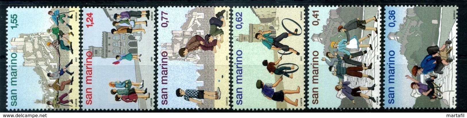 2003 SAN MARINO SERIE COMPLETA MNH ** - Ungebraucht