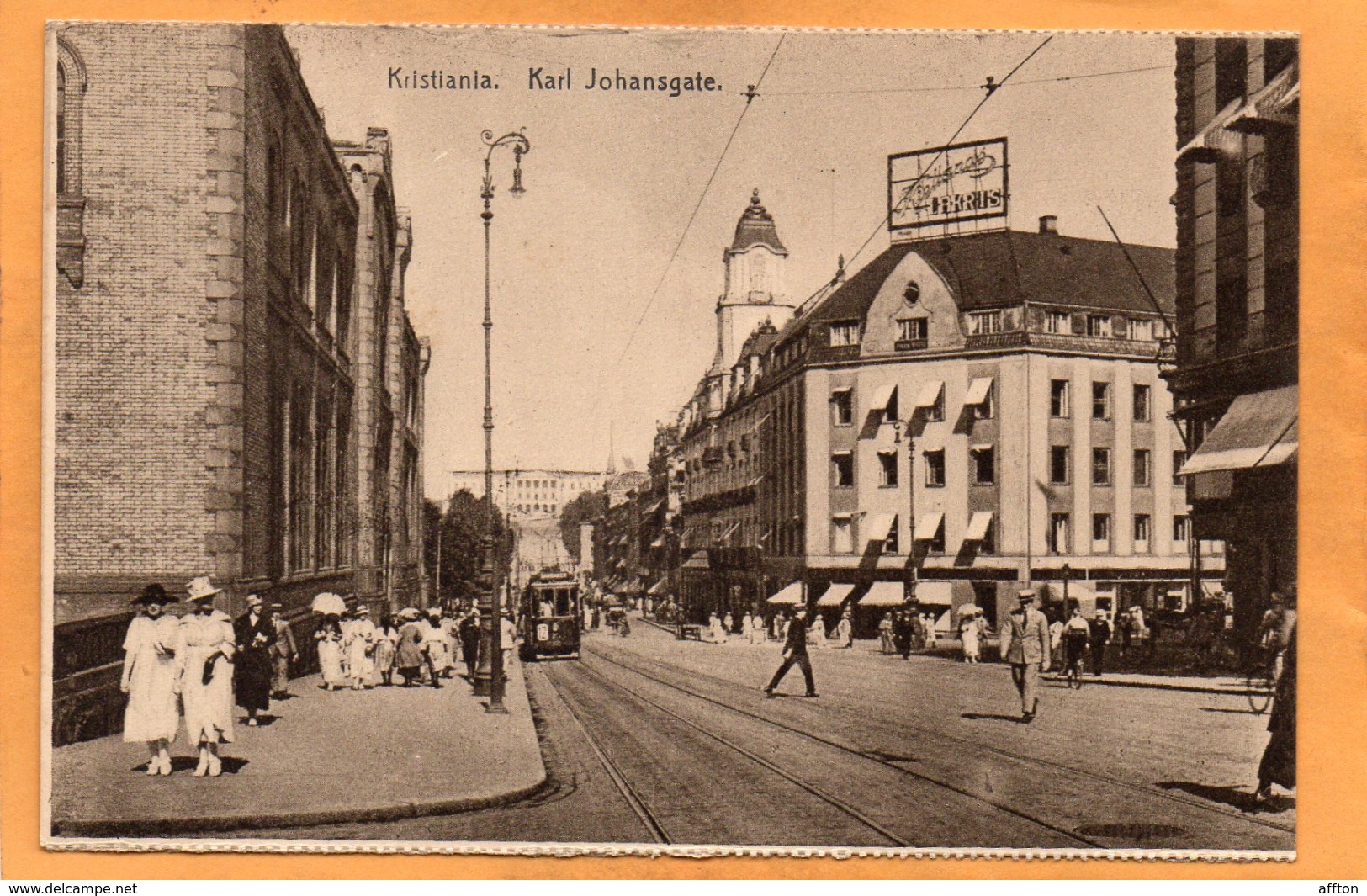 Oslo Kristiania Norway 1908 Postcard - Norway