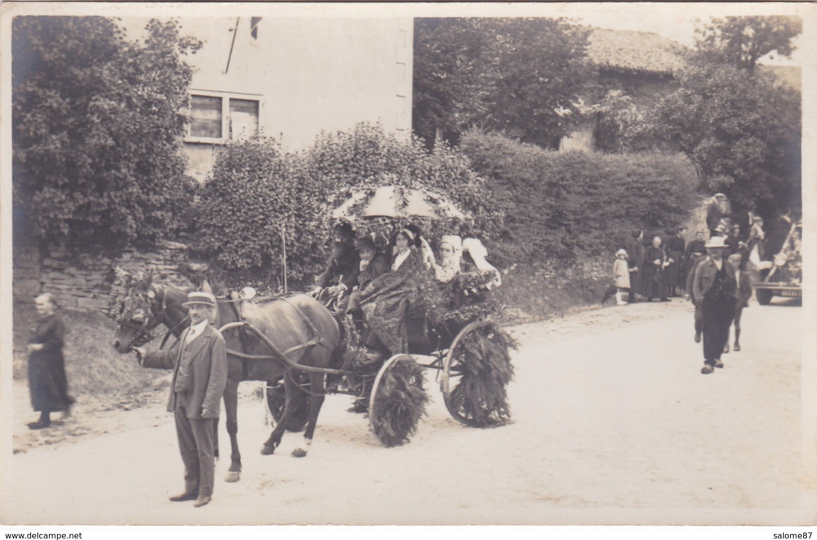 PHOTO  ATTELAGE CHEVAUX - Altri & Non Classificati