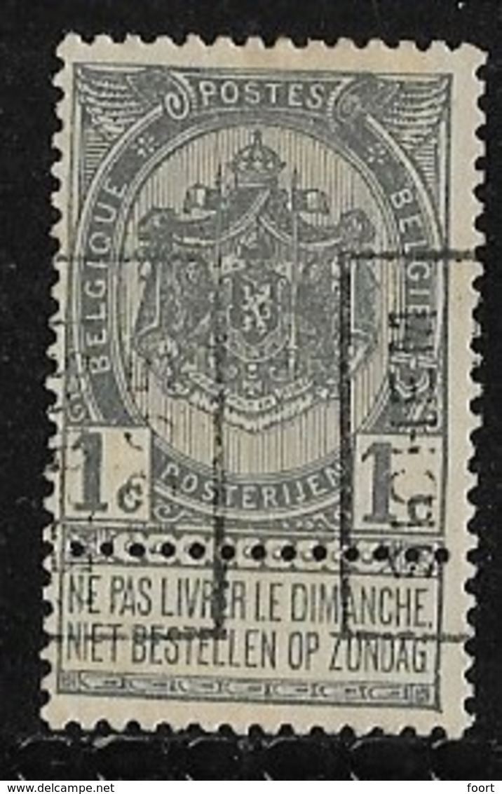 Sichem Les Diest 1895  Nr. 26A - Roller Precancels 1894-99