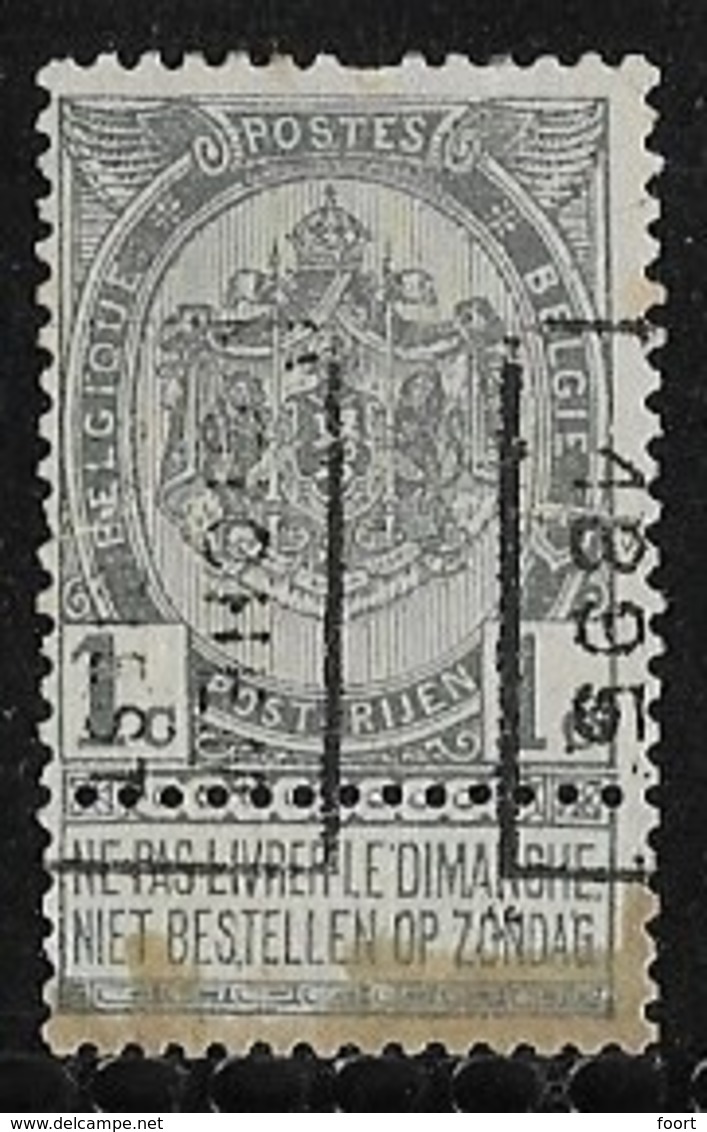 Sichem Les Diest 1895  Nr. 26B - Roller Precancels 1894-99