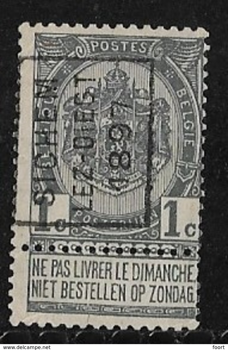 Sichem Les Diest 1897  Nr. 105A - Roller Precancels 1894-99