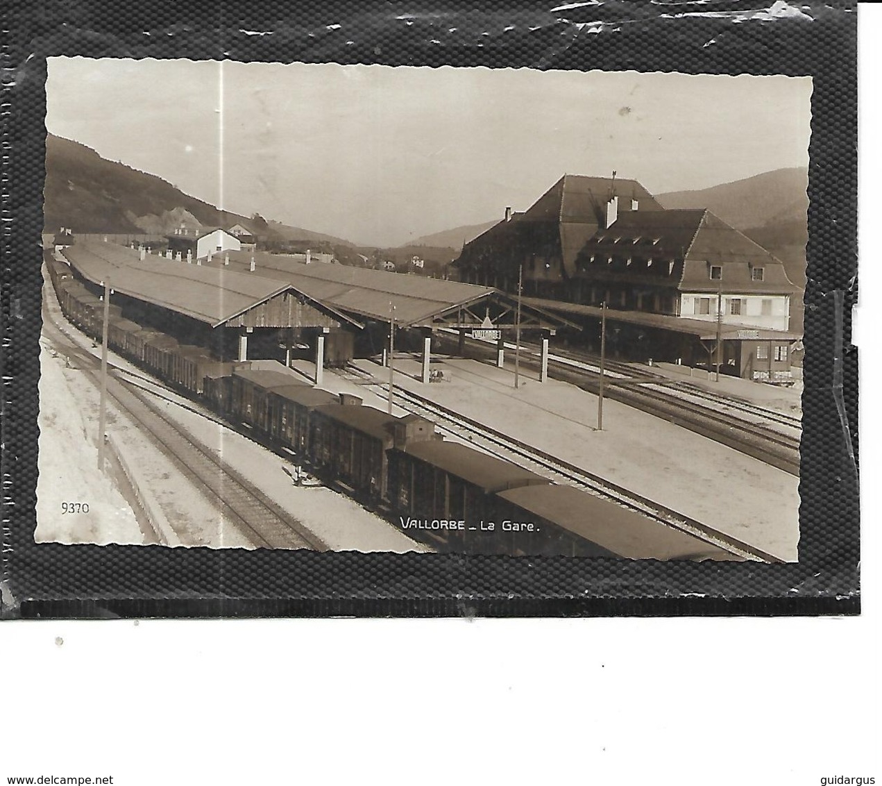 Europe-Suisse-*VALLORBE-Une Vue De L'Interieure De La Gare-Train - Orbe