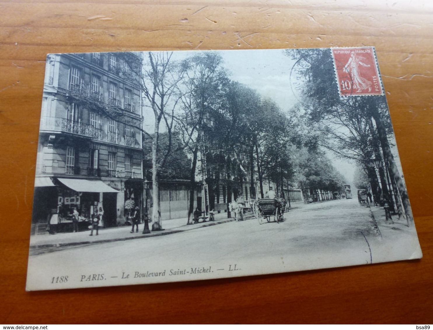 CPA LE BOULEVARD SAINT-MICHEL - Paris (05)