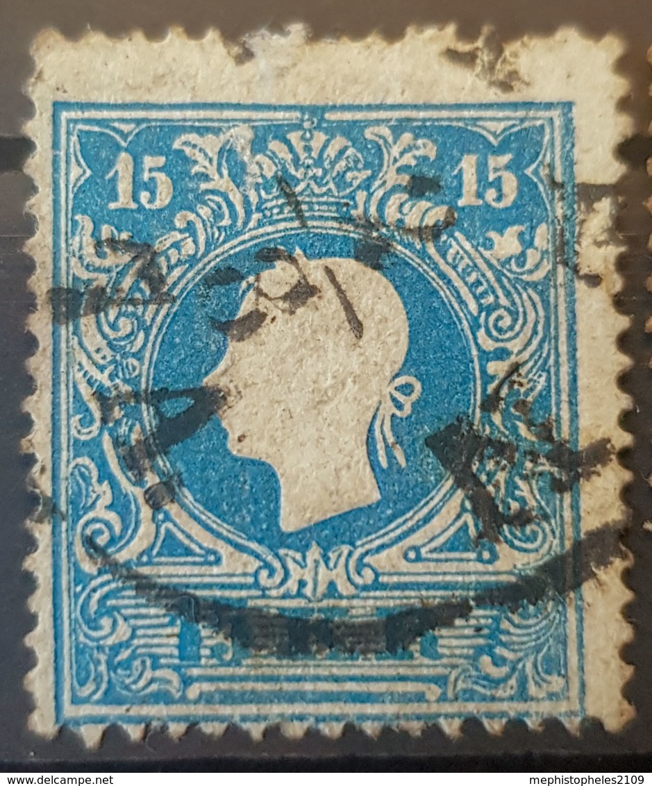 AUSTRIA 1858 - Canceled - ANK 15II - 15h - Gebraucht