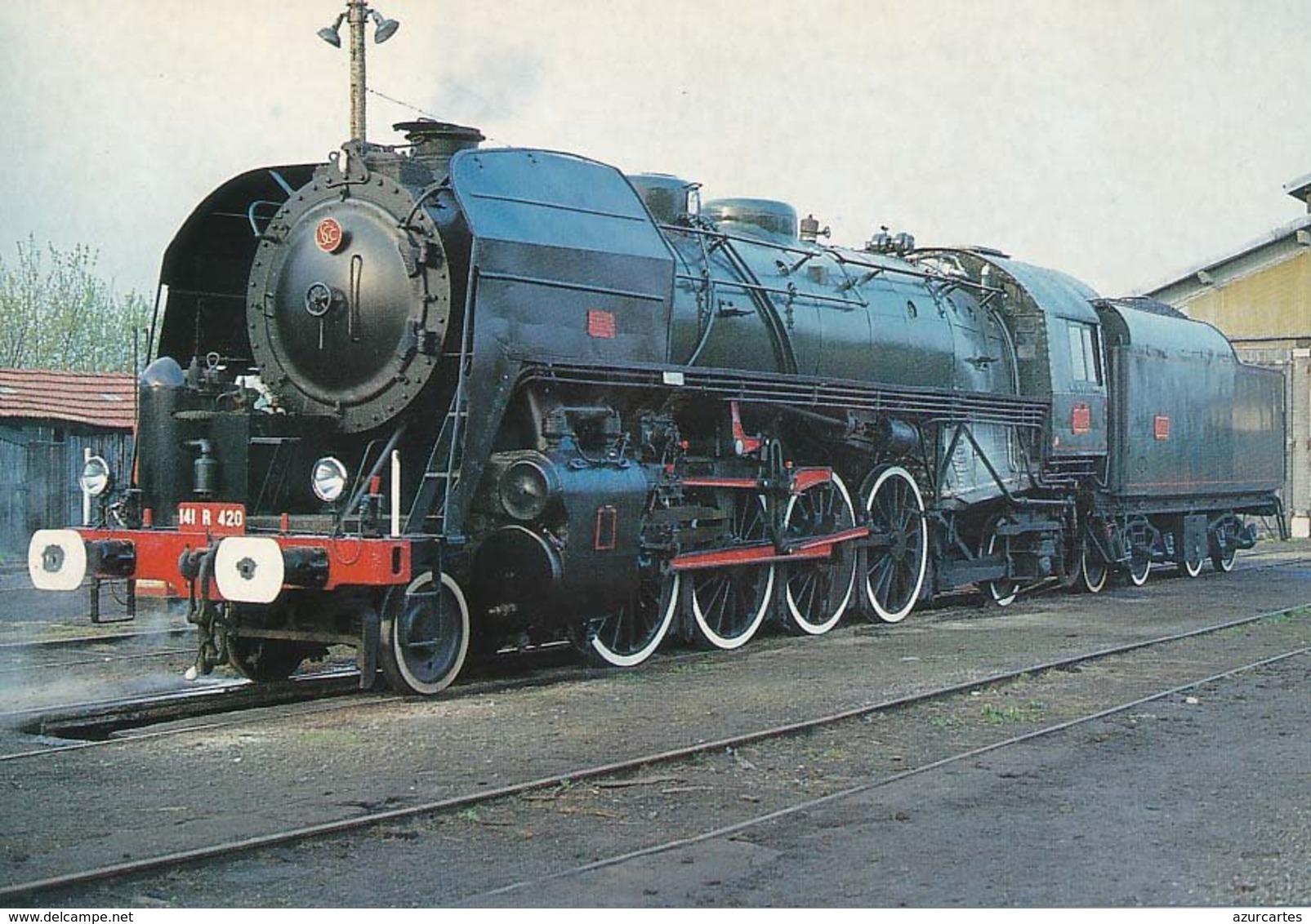 S.N.C.F. Locomotive à Vapeur 141 R 420 - Trains