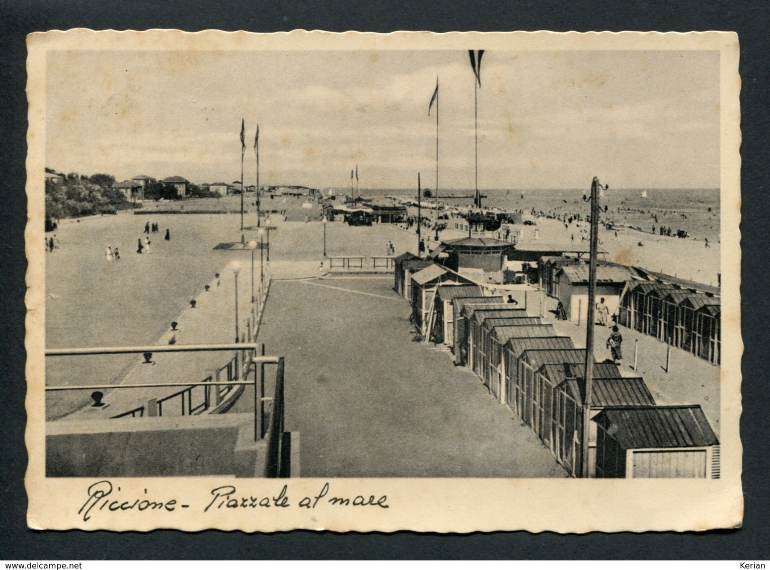 Italie - Riccione - Piazzale Al Mare - Voir 2 Scans - Autres & Non Classés