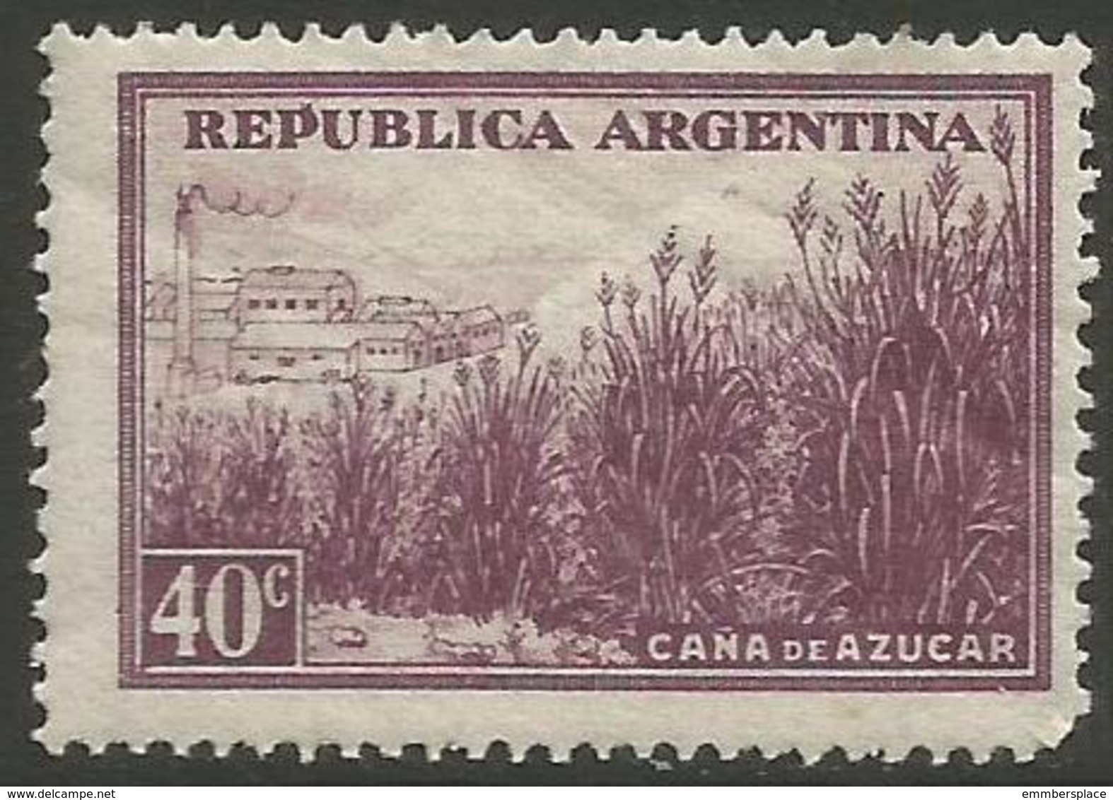 Argentina - 1946 Sugar Cane 40c MNH **     Sc 534 - Neufs