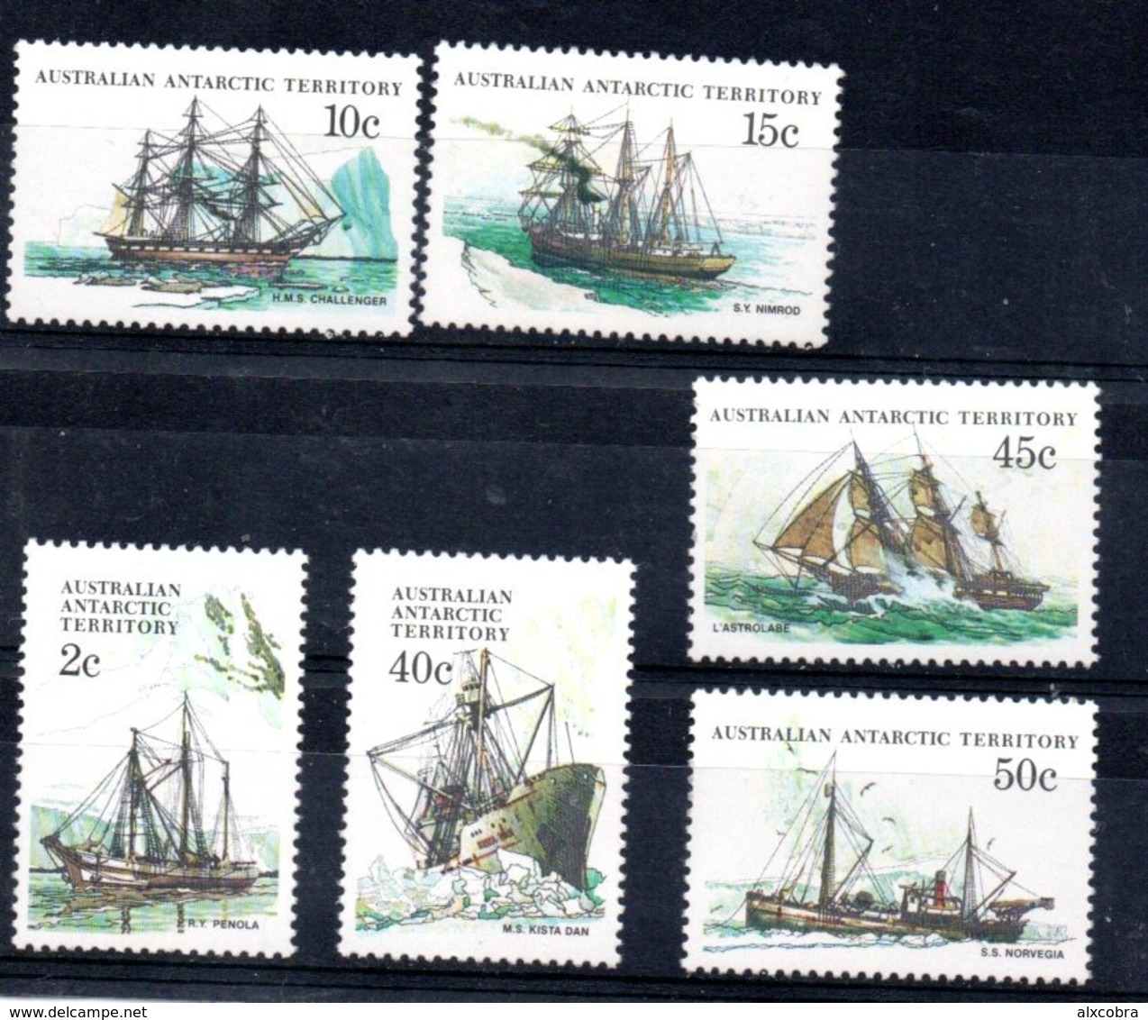 AAT Australian Antarctic Territory Ships MNH - Nuevos