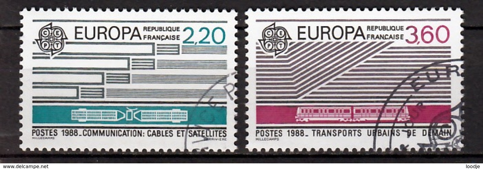 Frankrijk  Europa Cept 1988 Gestempeld  Fine Used - 1988