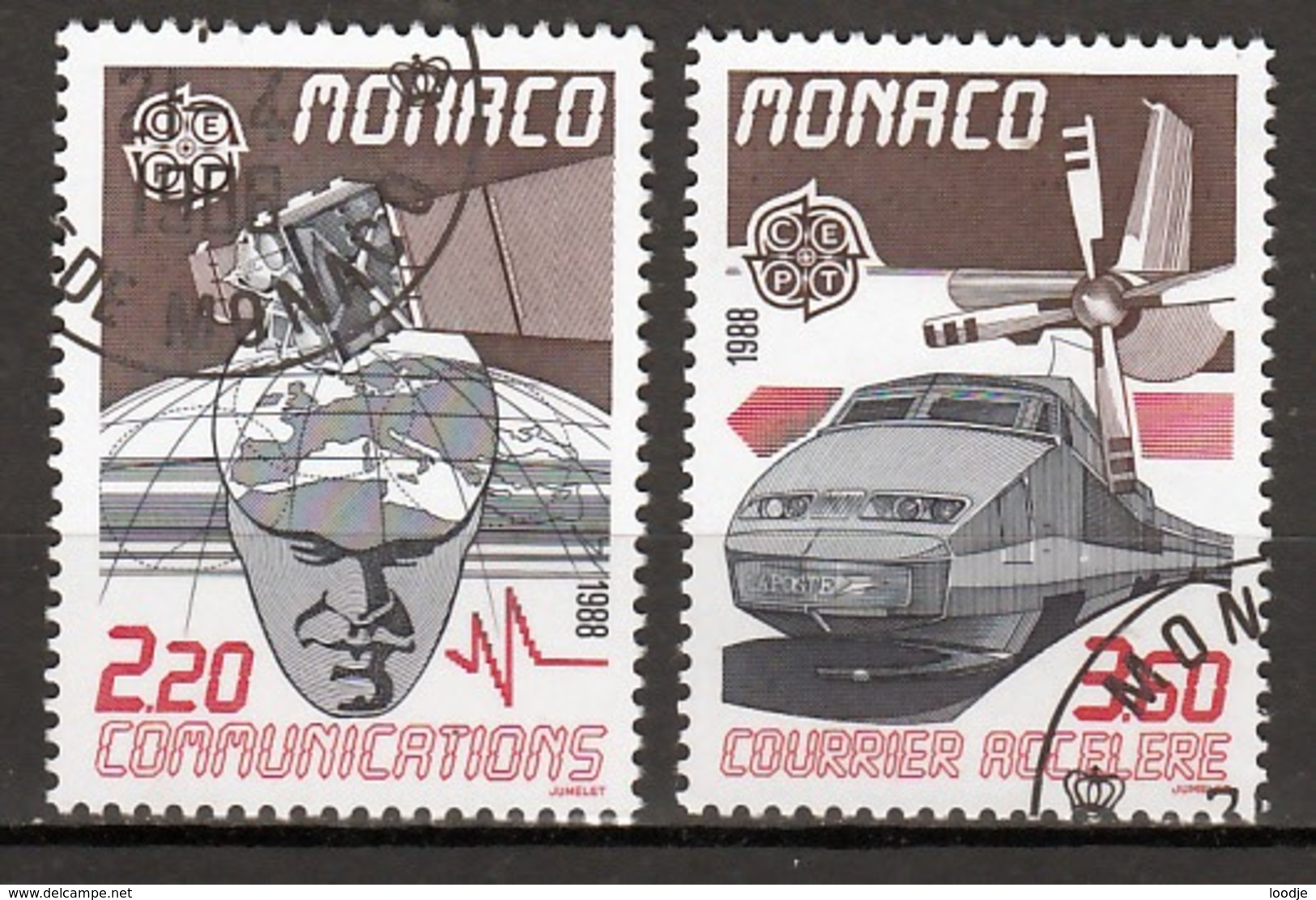 Monaco  Europa Cept 1988 Gestempeld  Fine Used - 1988