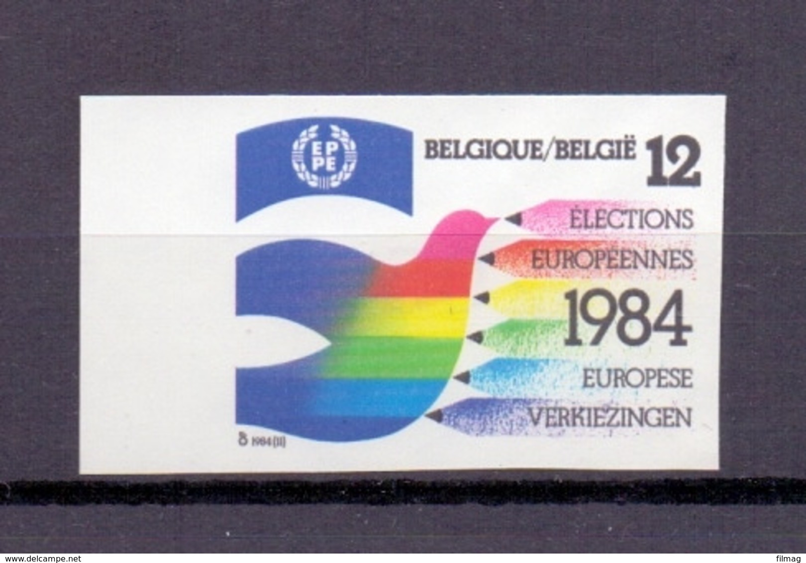 2133 Europese Verkiezingen ONGETAND   POSTFRIS** 1984 - Autres & Non Classés