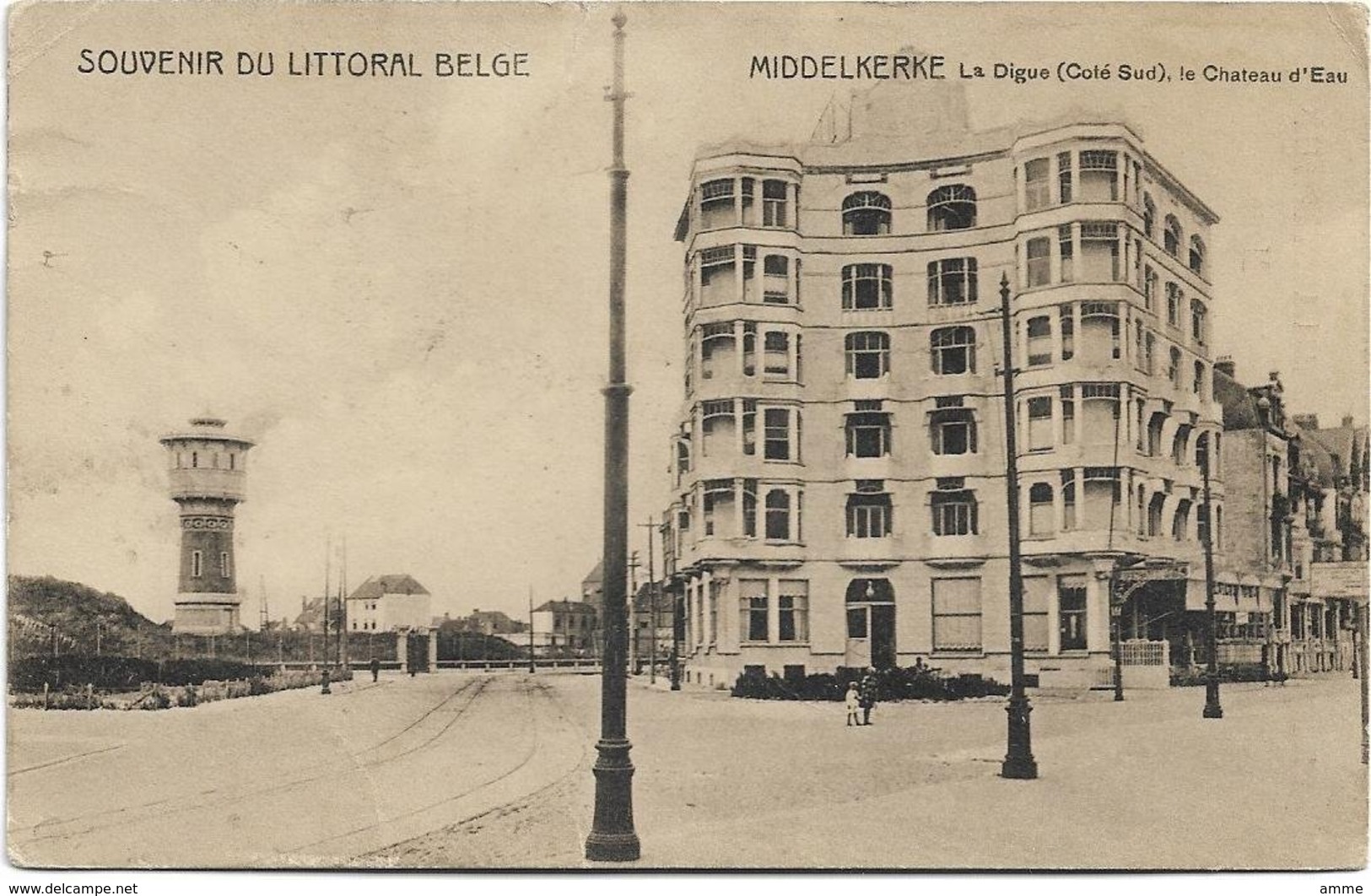 Middelkerke  *   La Digue (Coté Sud) , Le Chateau D'Eau - Middelkerke