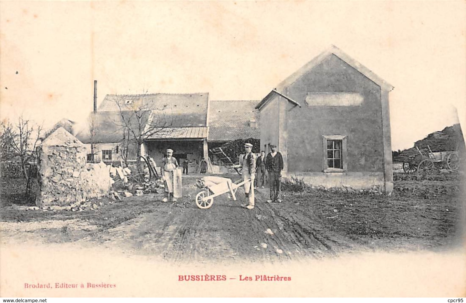 77. N° 103089 .bussieres .pas Courante .les Platrieres  . - Autres & Non Classés