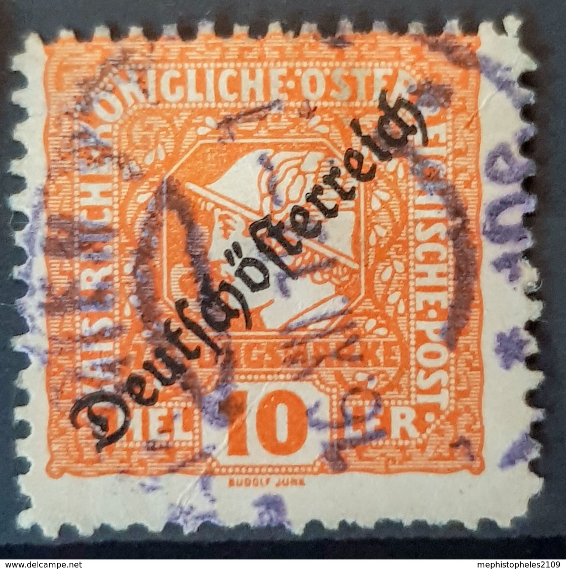 AUSTRIA 1919 - Canceled - ANK 250 - Privatzähnung - Dagbladen