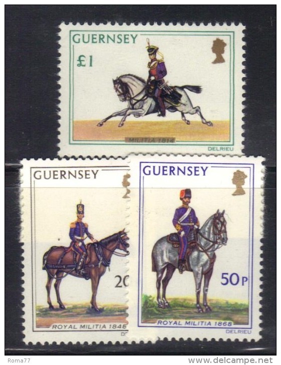 GUERNSEY 1975 , Serie Completa N. 113/115  *** MNH - Guernesey