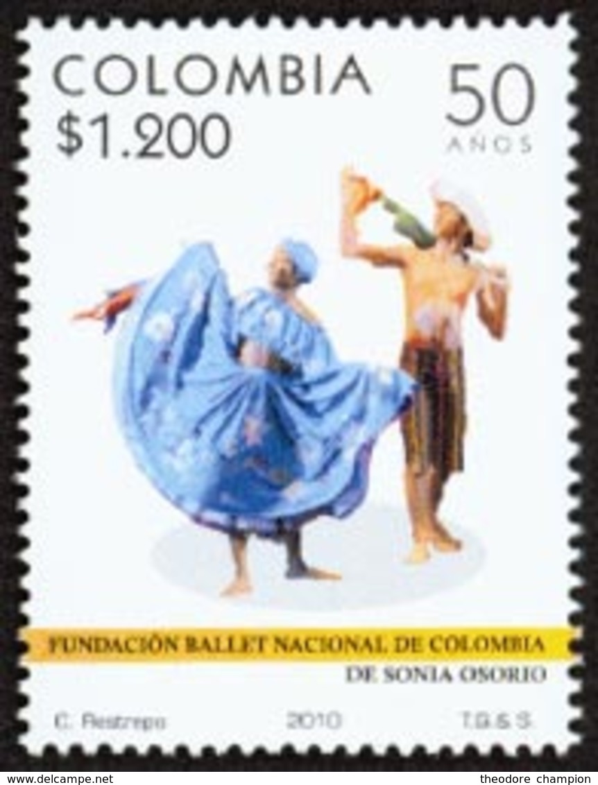 COLOMBIE Ballet National 1v 2011 Neuf ** MNH - Colombia