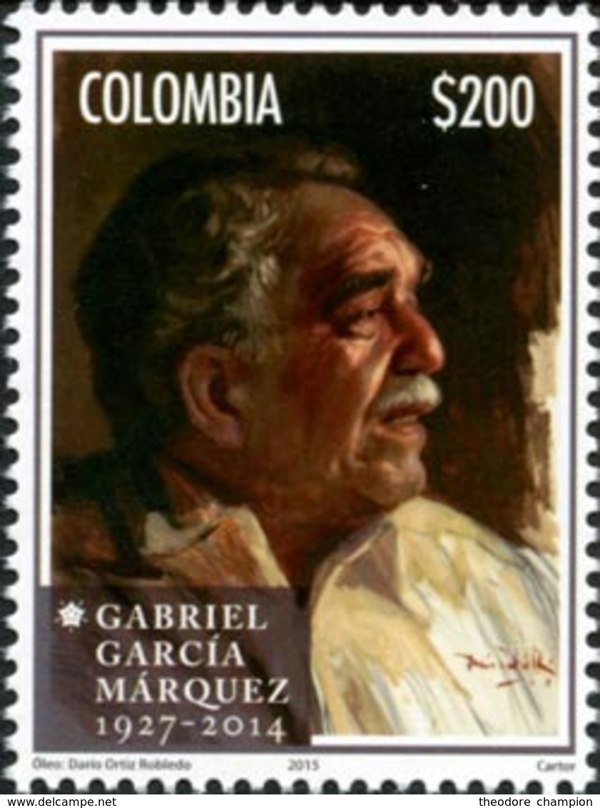COLOMBIE Gabriel Garcia Marquez 1v 2015 Neuf ** MNH - Colombie