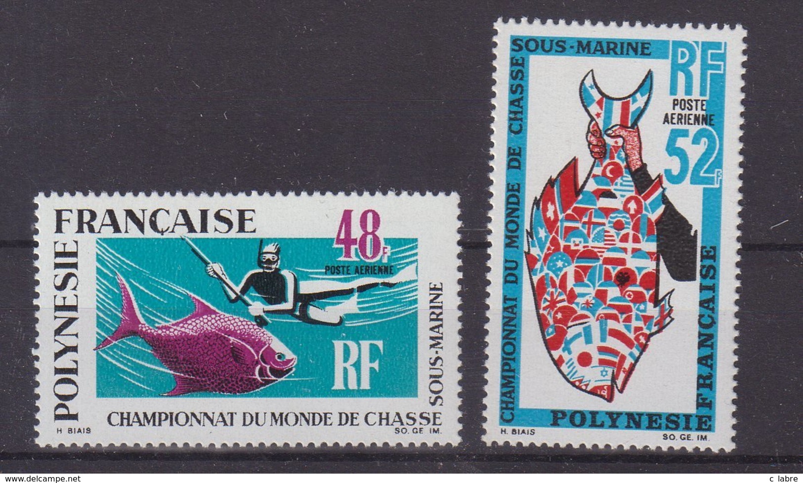 POLYNESIE : PA . N° 29/30 **. TB . 1969 . - Nuovi