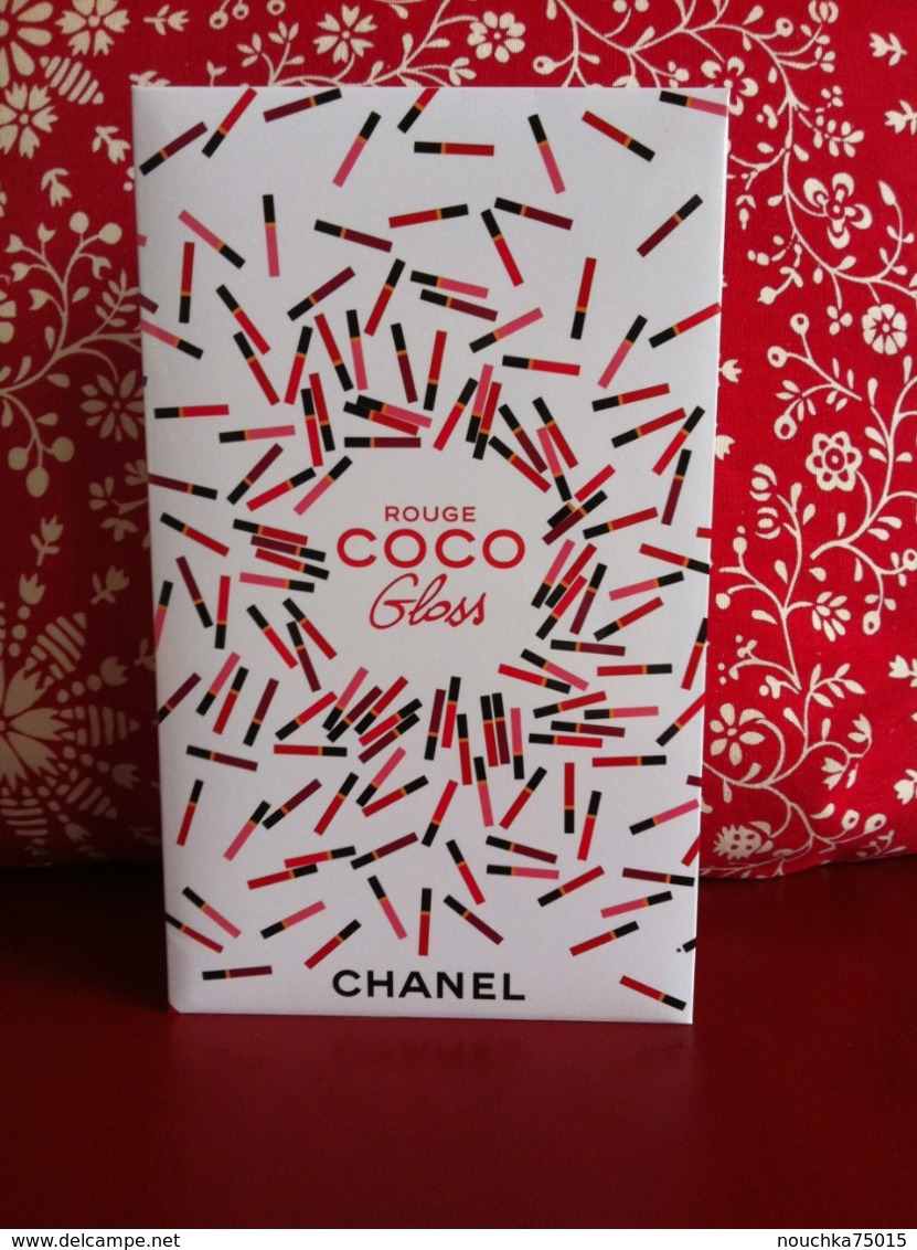 Chanel - Rouge Coco Gloss, 6 Cartes - Modernes (à Partir De 1961)