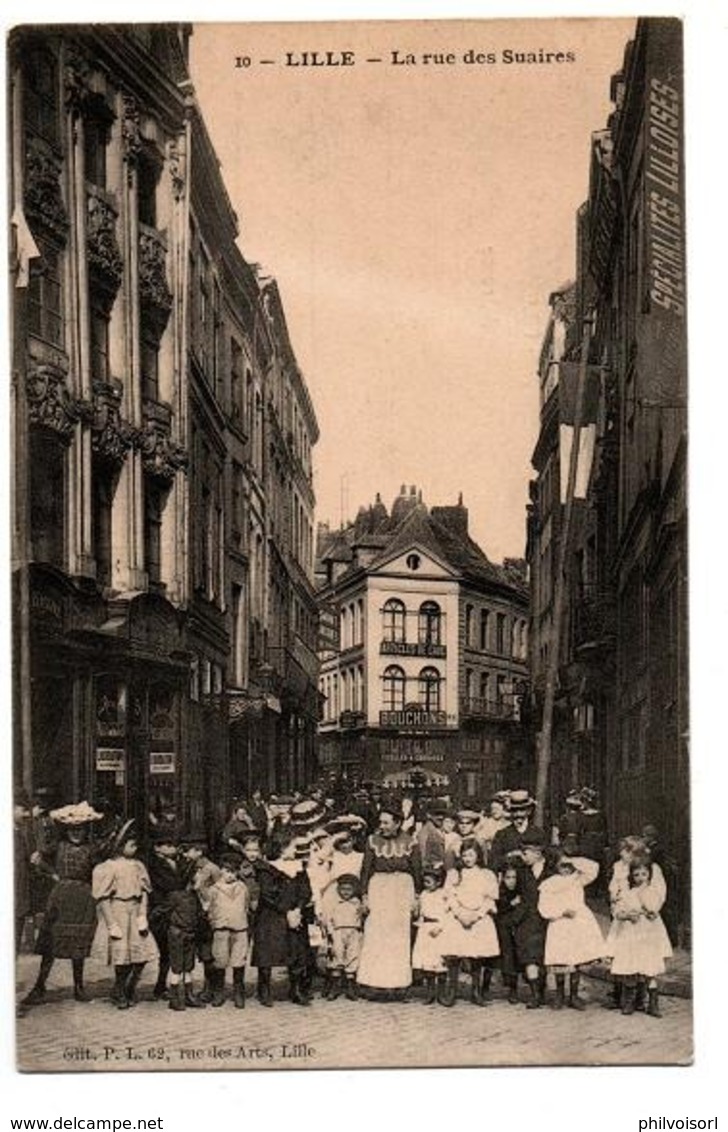 LILLE RUE DES SUAIRES TRES ANIMEE - Lille