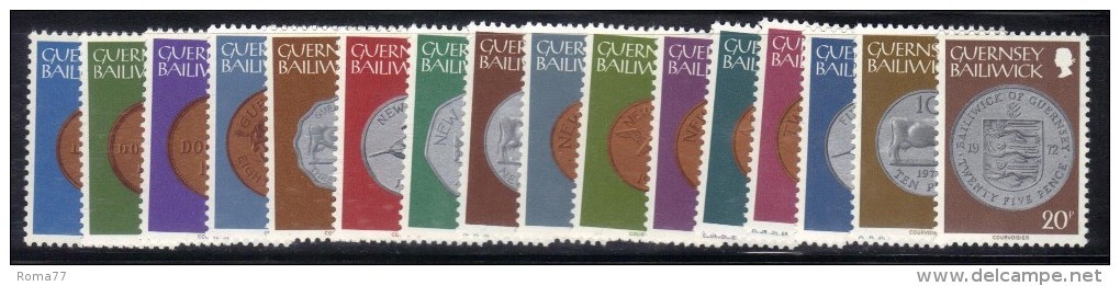 GUERNSEY 1979 , Serie Completa N. 168/183  *** MNH - Guernesey