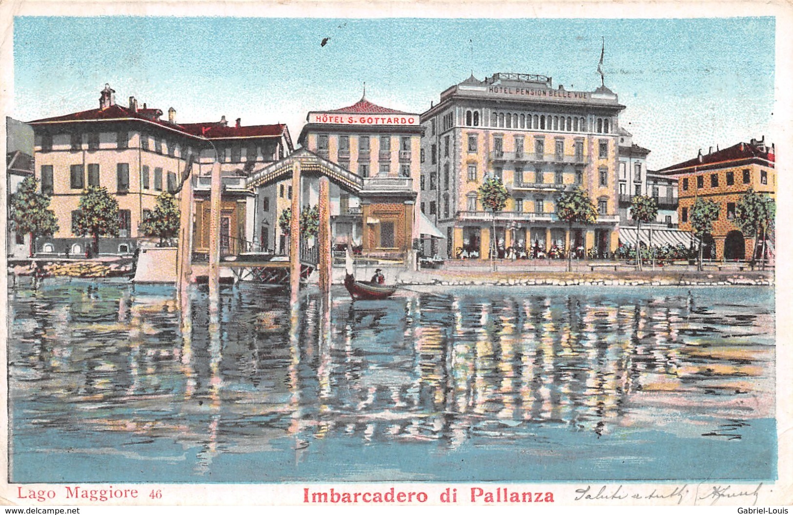 Lago Maggiore Imbarcadero Di Pallanza - 1903 - Altri & Non Classificati