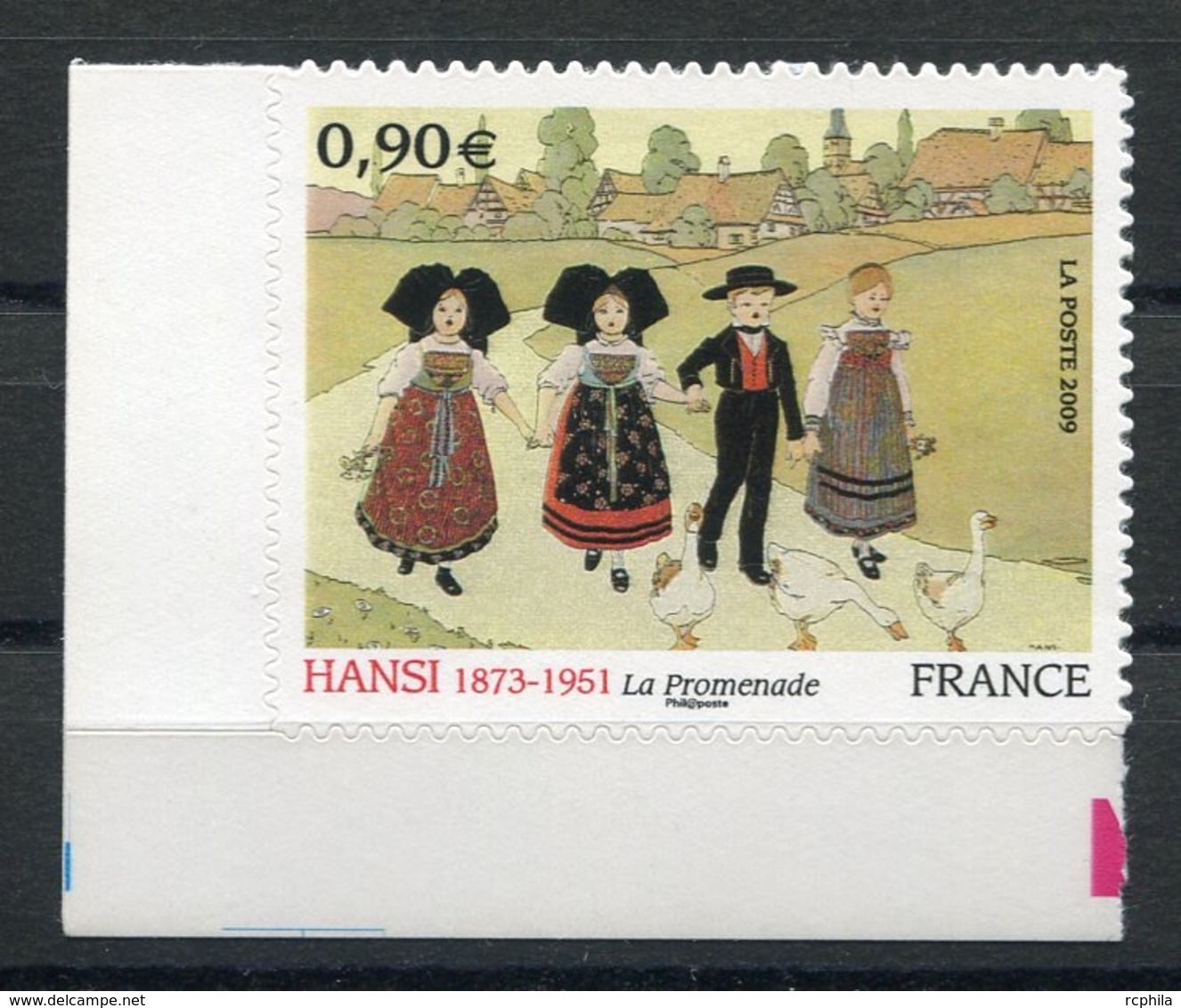 RC 13731 FRANCE N° 370 HANSI ALSACE AUTOADHÉSIF COTE 11€ TB NEUF ** - Other & Unclassified