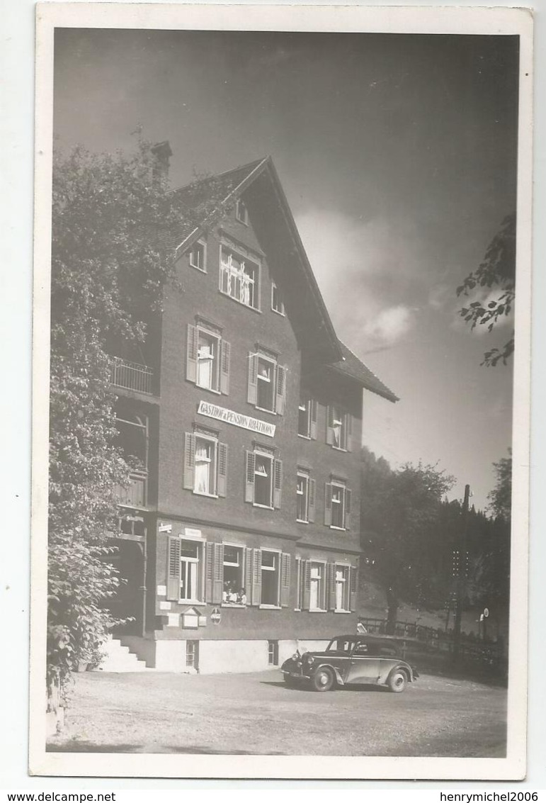 Carte Photo Autriche Buserberg Voraklberg  Pension Gasthof Rhatikon , écrit Walds Mai 1950 3e Cie Sp 53437 Bpm 511... - Autres & Non Classés